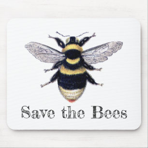 Tapis De Souris Sauvez les abeilles