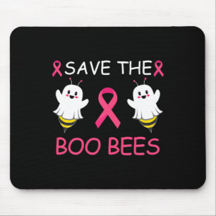 Tapis De Souris Sauvez les abeilles Boo Halloween amusant cancer d
