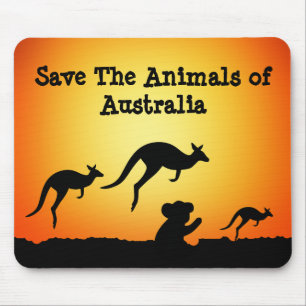 Tapis De Souris Sauvez les animaux d'Australie