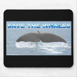 Tapis De Souris Sauvez les baleines