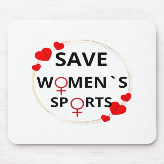 Tapis De Souris Save Womens Sports Classic (Devant)