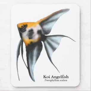 Tapis De Souris Scalaire Mousepad de Koi