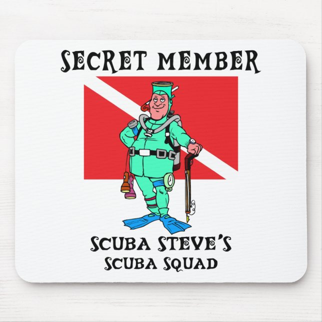 Tapis De Souris SCAPHANDRE secret Steve de membre (Devant)