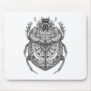 Tapis De Souris Scarabée africain Zendoodle