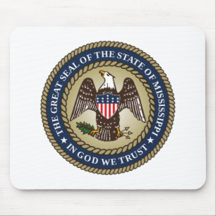 Tapis De Souris Sceau du Mississippi (État des États-Unis)