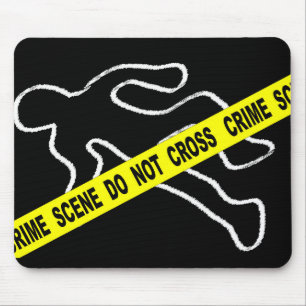 Tapis De Souris Scène De Crime Ne Pas Traverser La Souris Pad