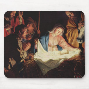Tapis De Souris Scène de la Nativité