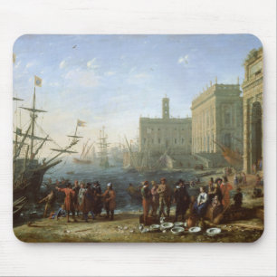 Tapis De Souris Scène de port