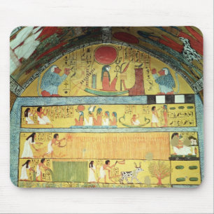 Tapis De Souris Scène de récolte sur le mur est