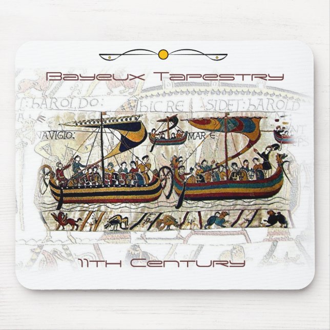 Tapis De Souris Scène de tapisserie de Bayeux (Devant)