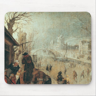 Tapis De Souris Scène d'hiver