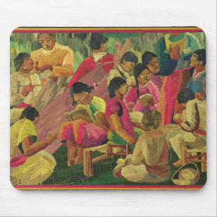 Tapis De Souris Scène mexicaine de village