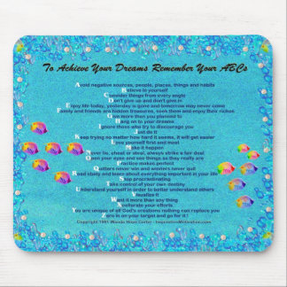 Tapis De Souris "… Scène sous-marine Mousepad rappelez-vous votre