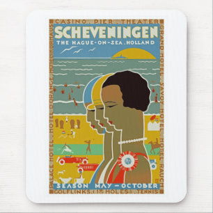 Tapis De Souris Scheveningen ~ La Haye en mer, Hollande