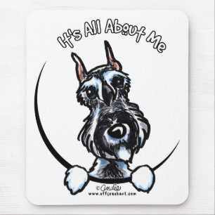 Tapis De Souris Schnauzer IAAM de poivre de sel
