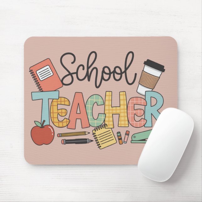 Tapis De Souris School Teacher Teaching Future Leaders Gifts (Avec souris)