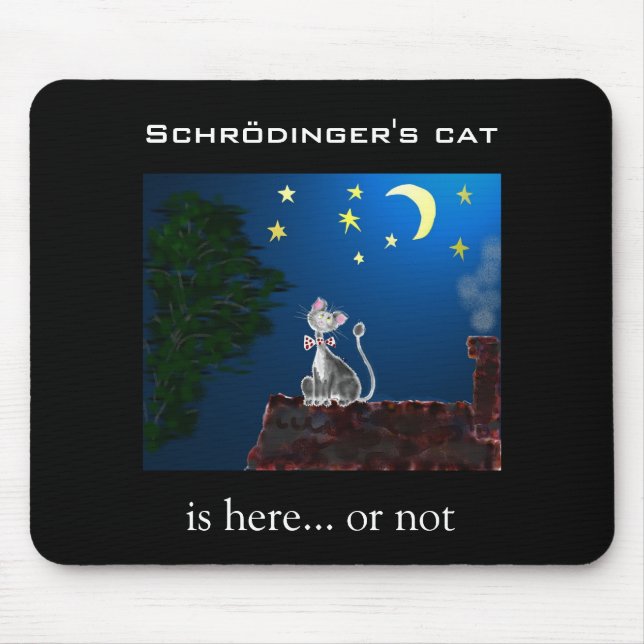 Tapis De Souris Schrodinger (Devant)