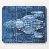 Sci-Fi Blueprint Space Ship