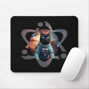 Tapis De Souris Science des chats spatiaux