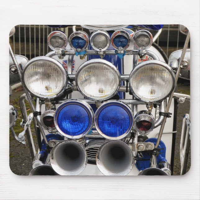 Tapis De Souris SCOOTER MOTEUR vintage (Devant)