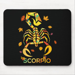 Tapis De Souris Scorpio Zodiac Fall Scorpion Anniversaire