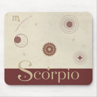 Tapis De Souris Scorpio Zodiac Mousepad
