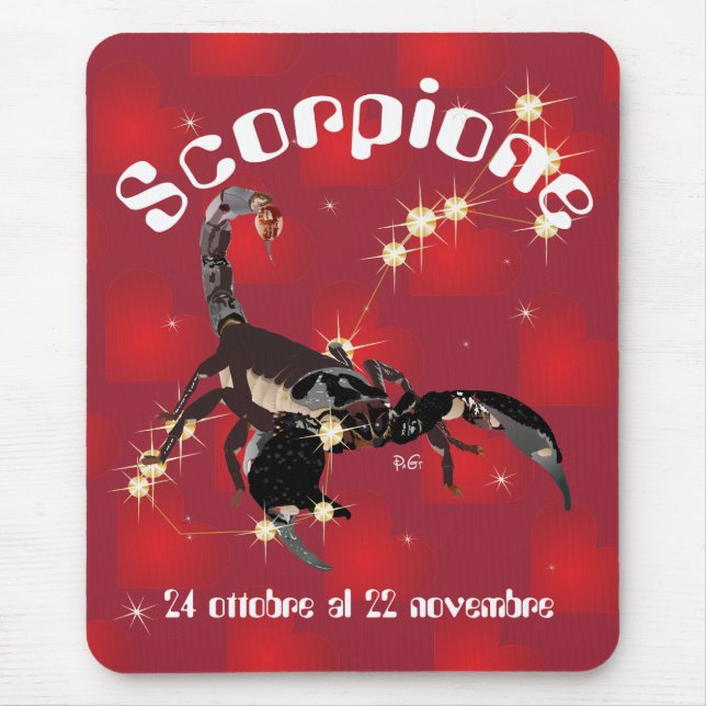 Tapis De Souris Scorpione Tappetini par mouse (Devant)