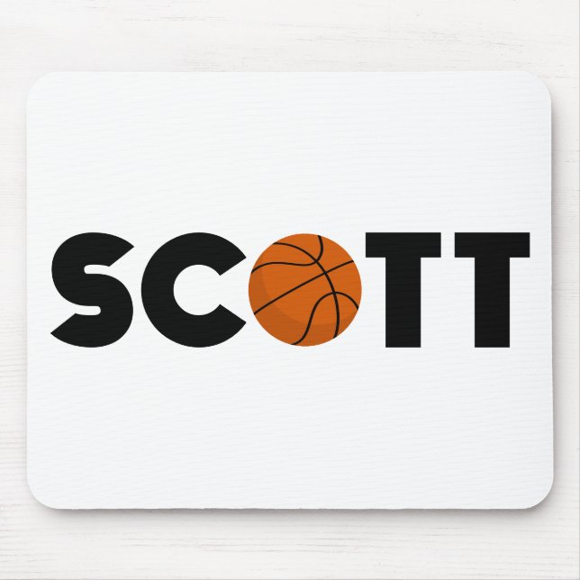 Tapis De Souris Scott Basket (Devant)