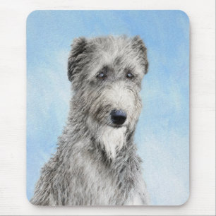 Tapis De Souris Scottish Deerhound Peinture - Cute Original Chien 