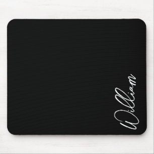 Tapis De Souris Script moderne Nom personnalisé Pad souris