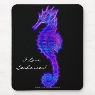 Tapis De Souris SEA-HORSE Fractal Art Mousepad