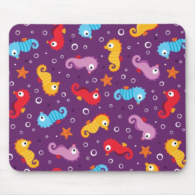 Tapis De Souris Seahors Motif sans voile (Devant)