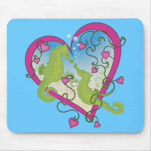 Tapis De Souris Seahorse Love