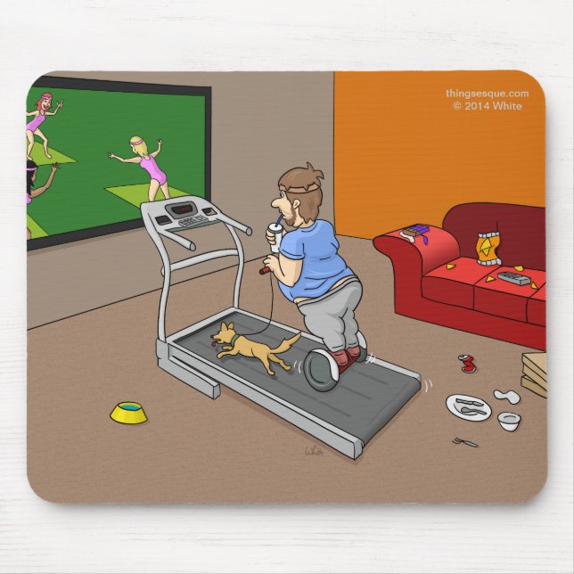 Tapis De Souris Séance d'entraînement Mousepad de Segway (Devant)
