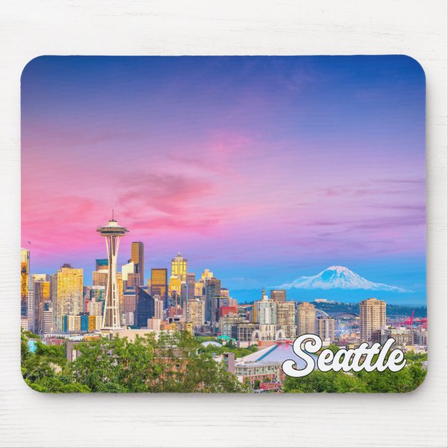 Tapis De Souris Seattle, Washington, États-Unis (Devant)