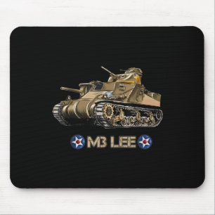 Tapis De Souris Seconde Guerre mondiale American Medium Tank M3 Le