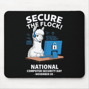 Tapis De Souris Sécurisez le cadenas ! Jour national de la sécurit