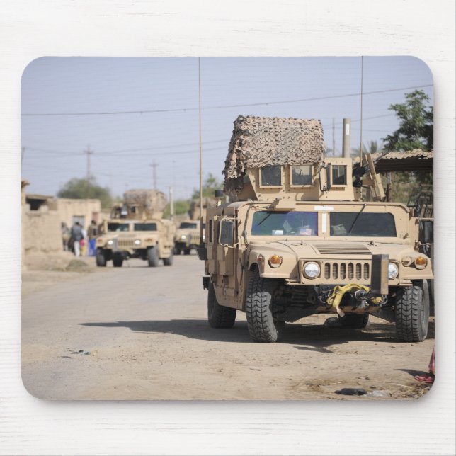 Tapis De Souris Sécurité de Humvee pendant une patrouille (Devant)