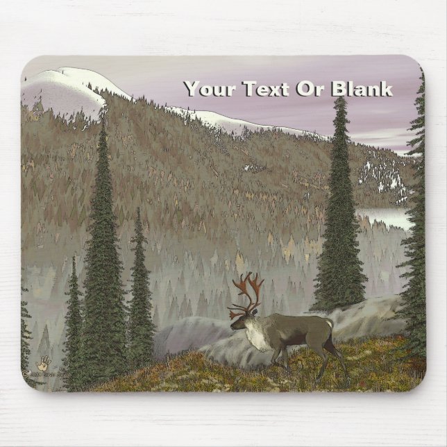 Tapis De Souris Selkirk Caribou (Devant)