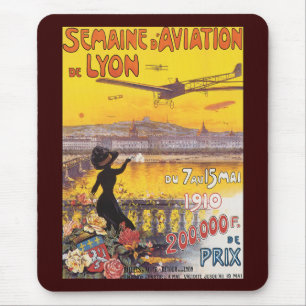 Tapis De Souris Semaine d'aviation de Lyon