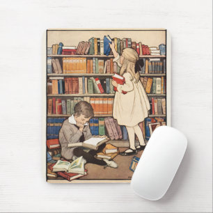 Tapis De Souris Semaine du livre pour enfants illustration de bibl