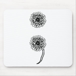 Tapis De Souris Semicolon Dandelion Prévention du suicide Sensibil