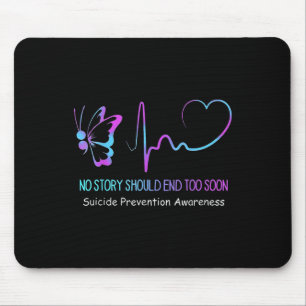 Tapis De Souris Semicolon de sensibilisation à la prévention du su