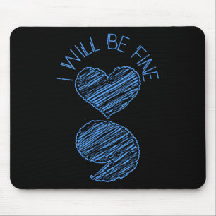 Tapis De Souris Semicolon Je Serai Un Amende De Dépression Suicide