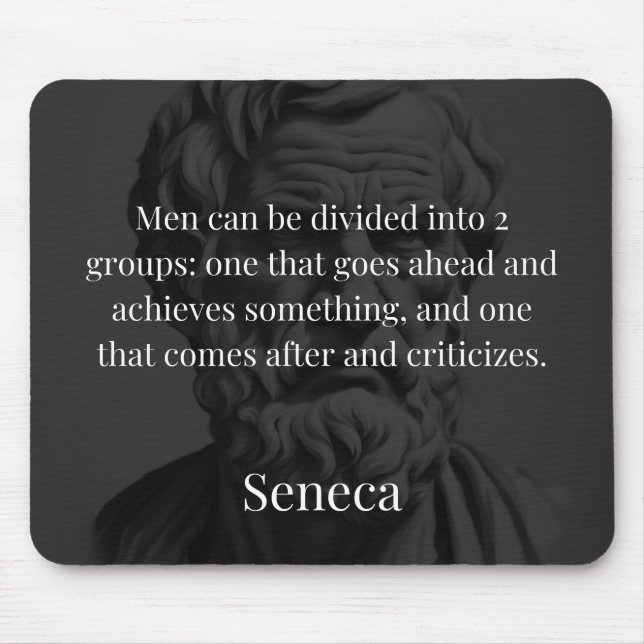 Tapis De Souris Seneca's Division : Les Doers et les Critiques (Devant)