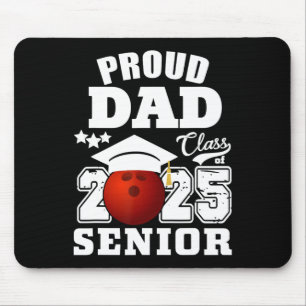 Tapis De Souris Senior 2025 Fier Papa D'Un Cl De 2025 Bowling Grad