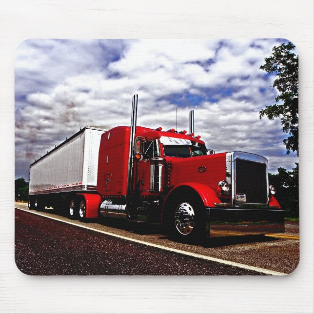 Tapis De Souris Sensenig Peterbilt rouge 379 Mousepad (Devant)