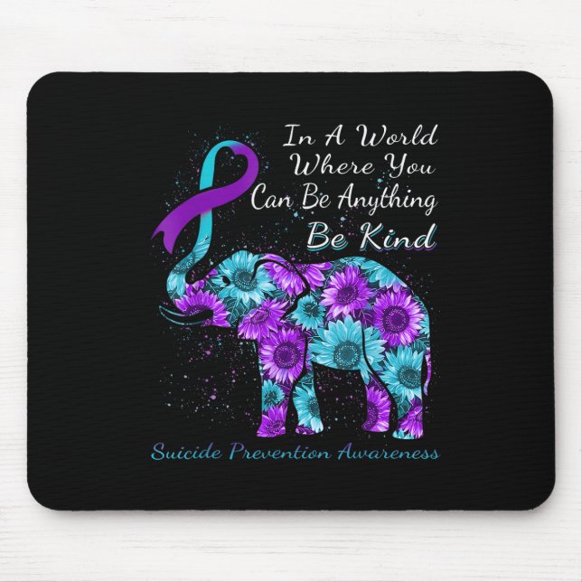 Tapis De Souris Sensibilisation à la prévention du suicide Tournes (Devant)