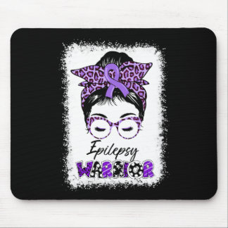 Tapis De Souris Sensibilisation à l'épilepsie Messy Bun Guerrier L