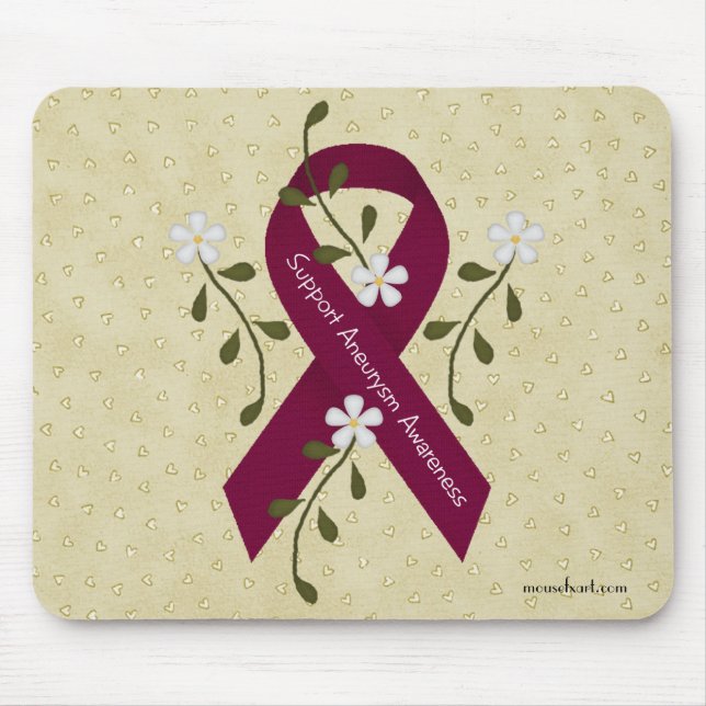 Tapis De Souris Sensibilisation à l'neurysme Mousepad (Devant)